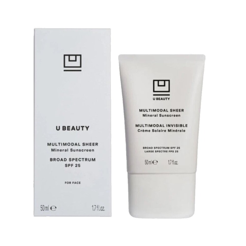 U BEAUTY Multimodal Sheer Mineral Broad Spectrum SPF 25 Skincare & Primer Sealed
